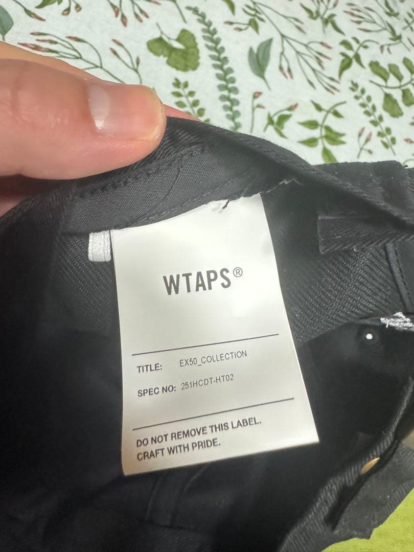 帽子 WTAPS T-6M 02 CAP COTTON TWILL BLACK