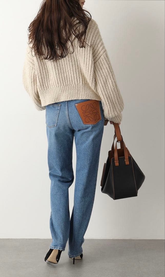 早い者勝ち！ loewe 最終値下げ ロエベアナグラムレザーポケットデニム 38
