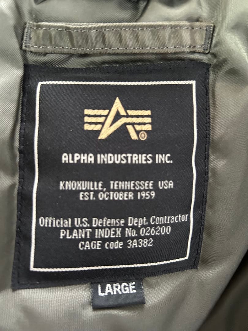 ジャケット・アウター ALPHA INDUSTRIES N-3B