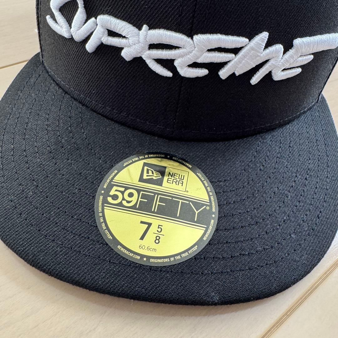 美品 Supreme ニューエラ キャップ ブラック フューチュラ シュプリーム