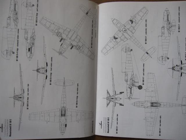 洋書 Messerschmitt Bf 109 E (Top Drawings)
