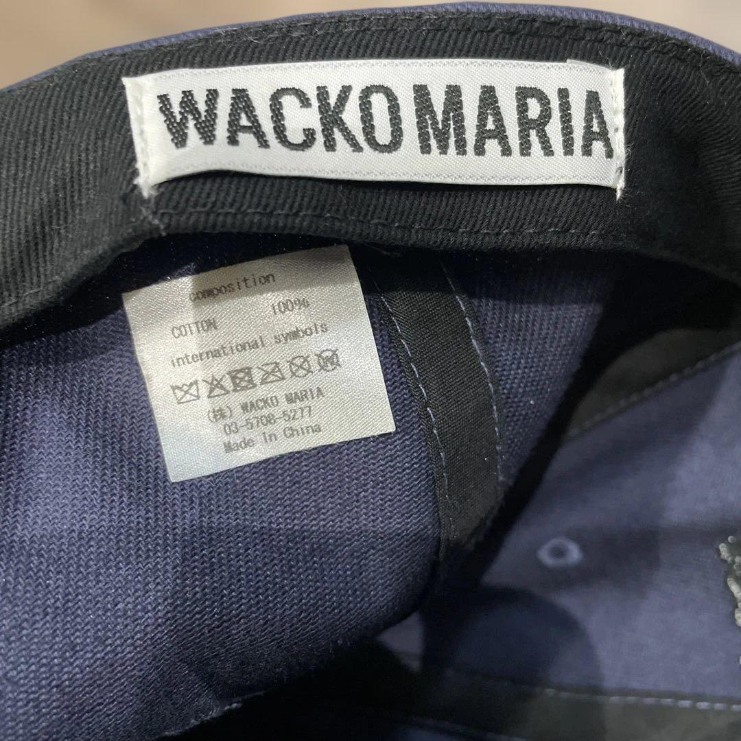 WACKO MARIA ネイビー ベースボールキャップ