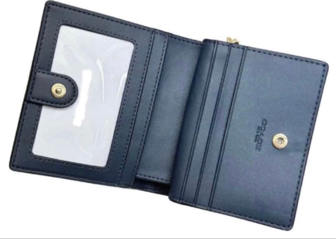COACH チェリー柄 二つ折り財布 CZ347