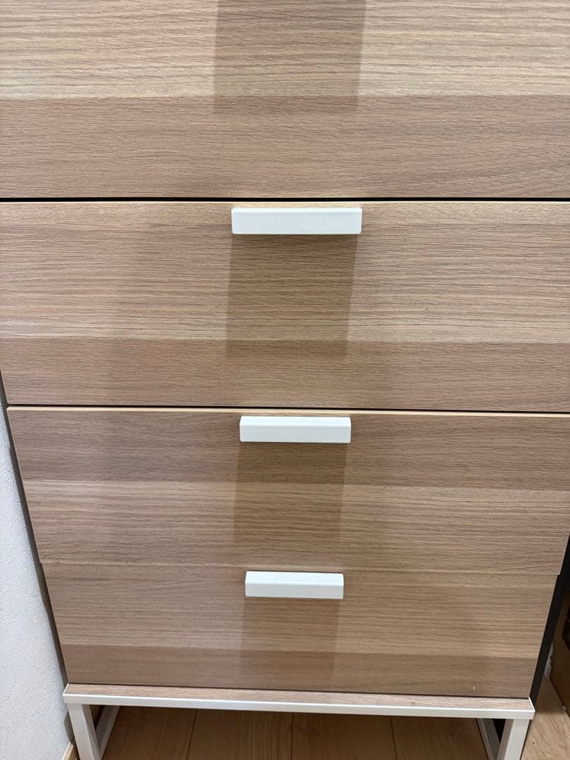 最終値下げ【完成品】IKEA 4段チェスト 3/24迄の限定出品組み立て不要