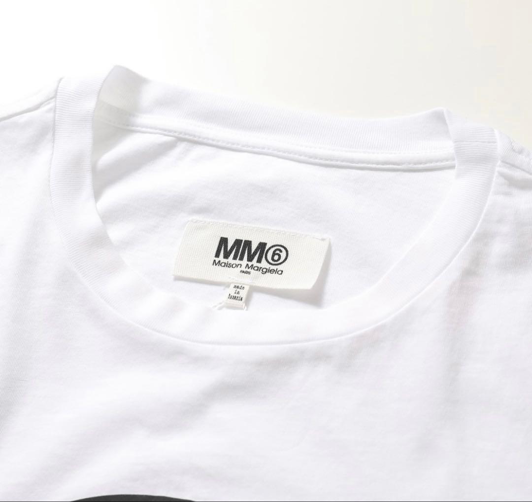MM6 ロゴプリント Tシャツ