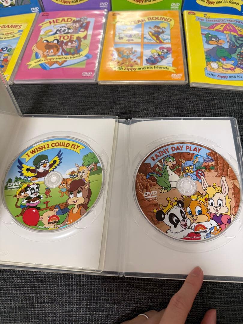 DWE ディズニー英語システム zippy DVD12枚セット・字幕あり