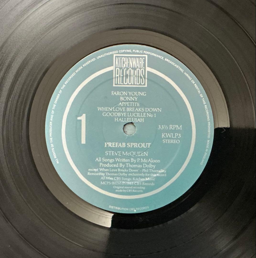 Prefab Sprout / Steve McQueen【LP】