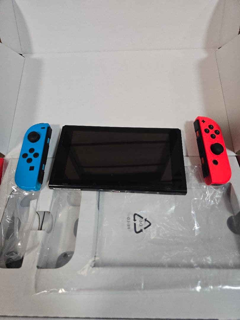 【ジャンク】Nintendo Switch 本体 青/赤 ジョイコン付き