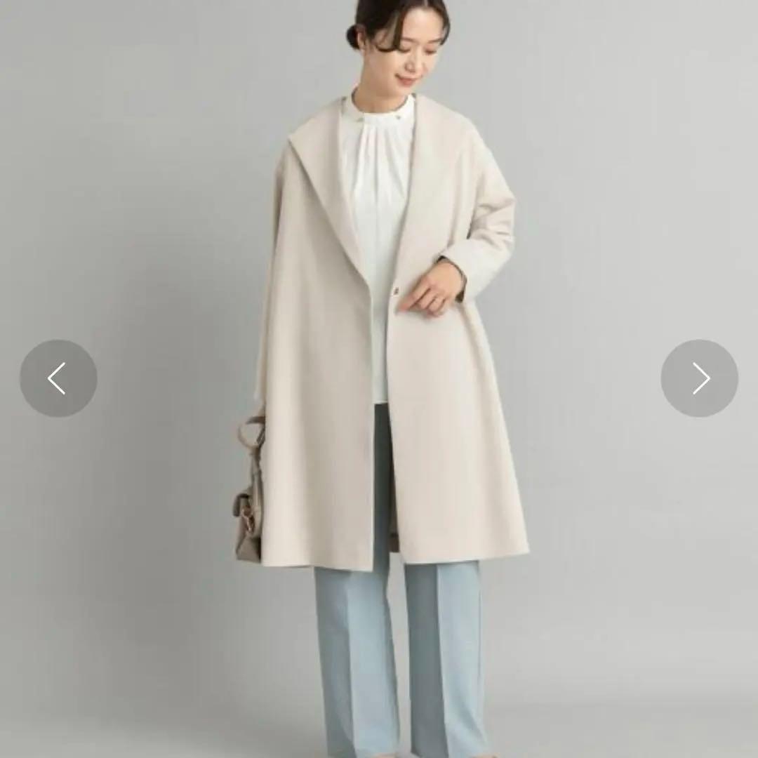 アーバンリサーチドアーズ　ダブルクロスガウンコート　アダムエロペ、シップス