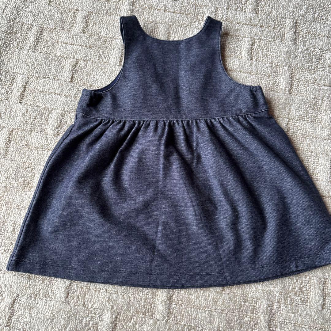 【最終値下げ】新品未使用ミキハウス　ジャンパースカートセット　冬服　80cm