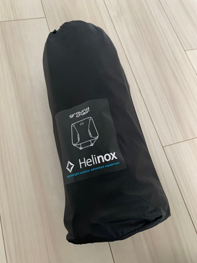 Helinox グラウンドチェア　黒×青