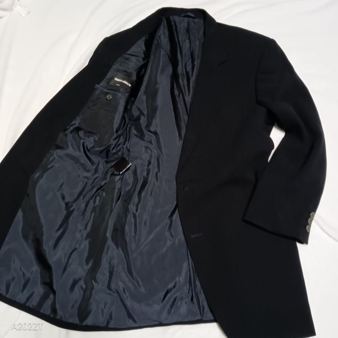 美品GIORGIO ARMANI BORGO21テーラードジャケット50L黒タグ