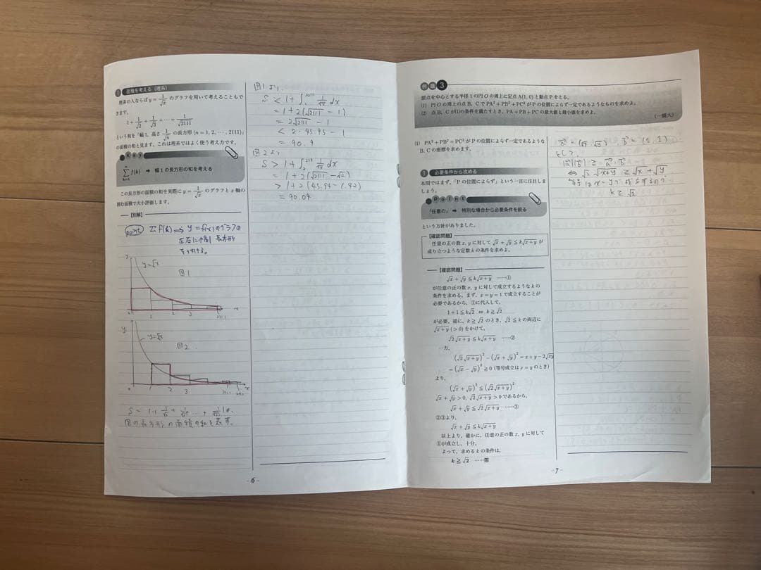 高2数学実践講座 I/II 第1、2部、ノートセット