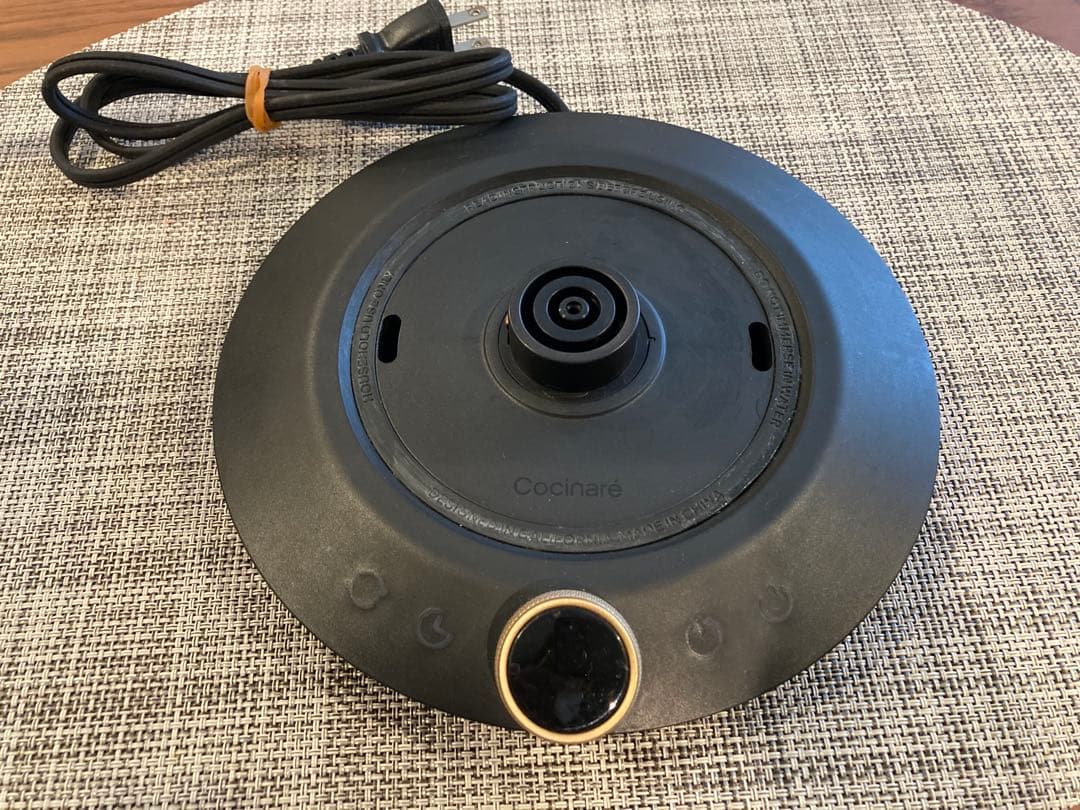 美品　エペイオス epeios ドリップケトル 黒　1200w