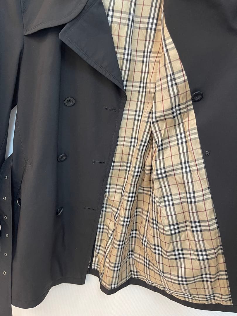 BURBERRY BLACK LABEL トレンチコート メンズ ブラック L