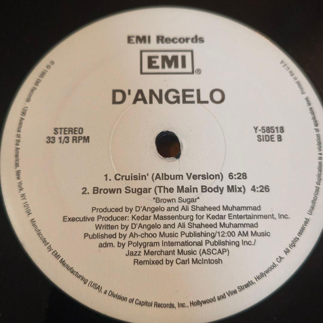 ● D'Angelo – Cruisin' / ディアンジェロ US盤 希少