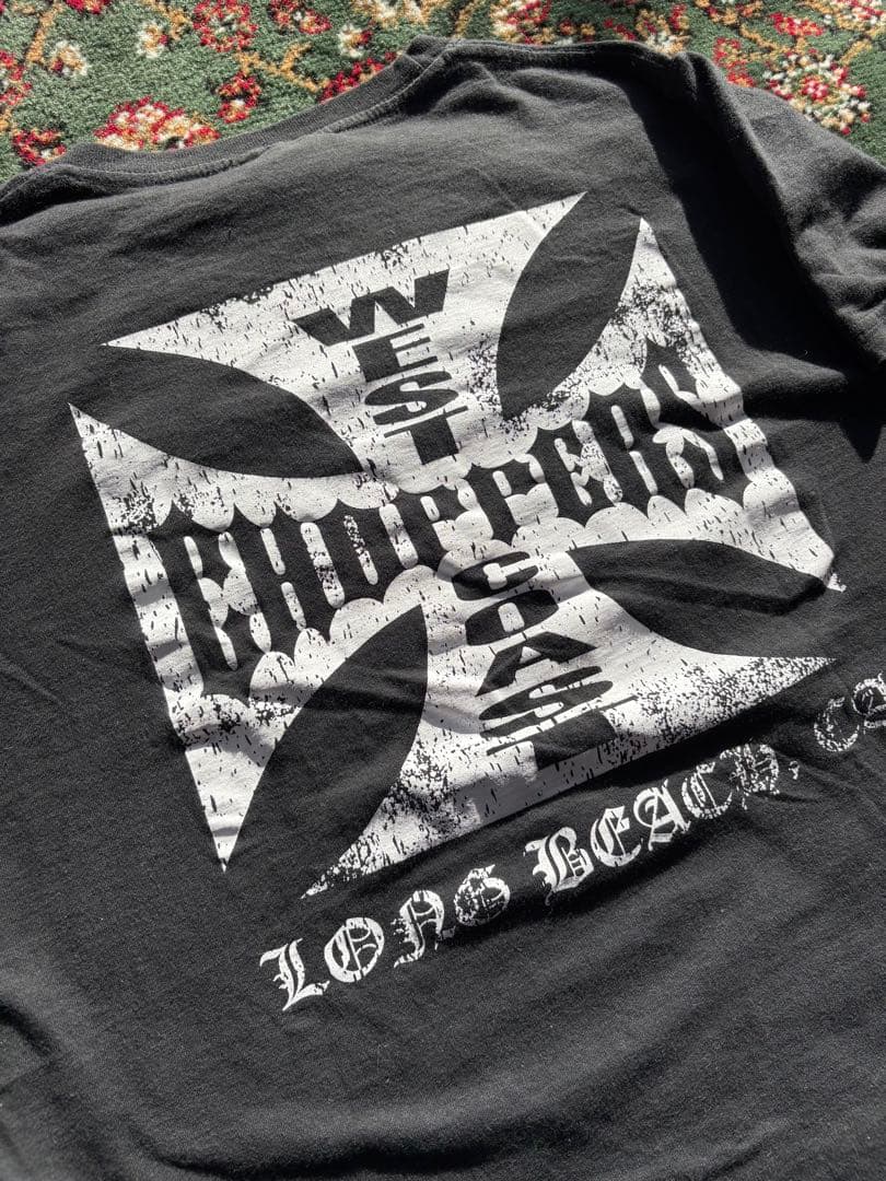 90s west coast choppers T-shirt ブラック M程度
