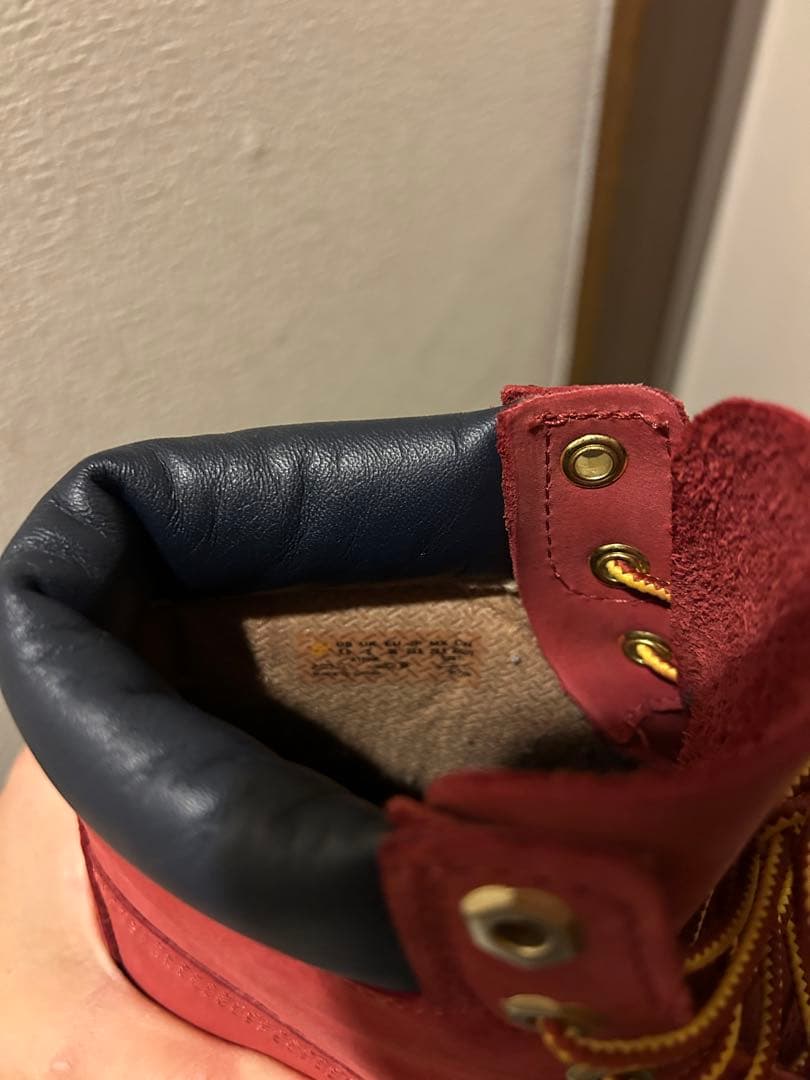 Timberland レッドブーツ　23.5