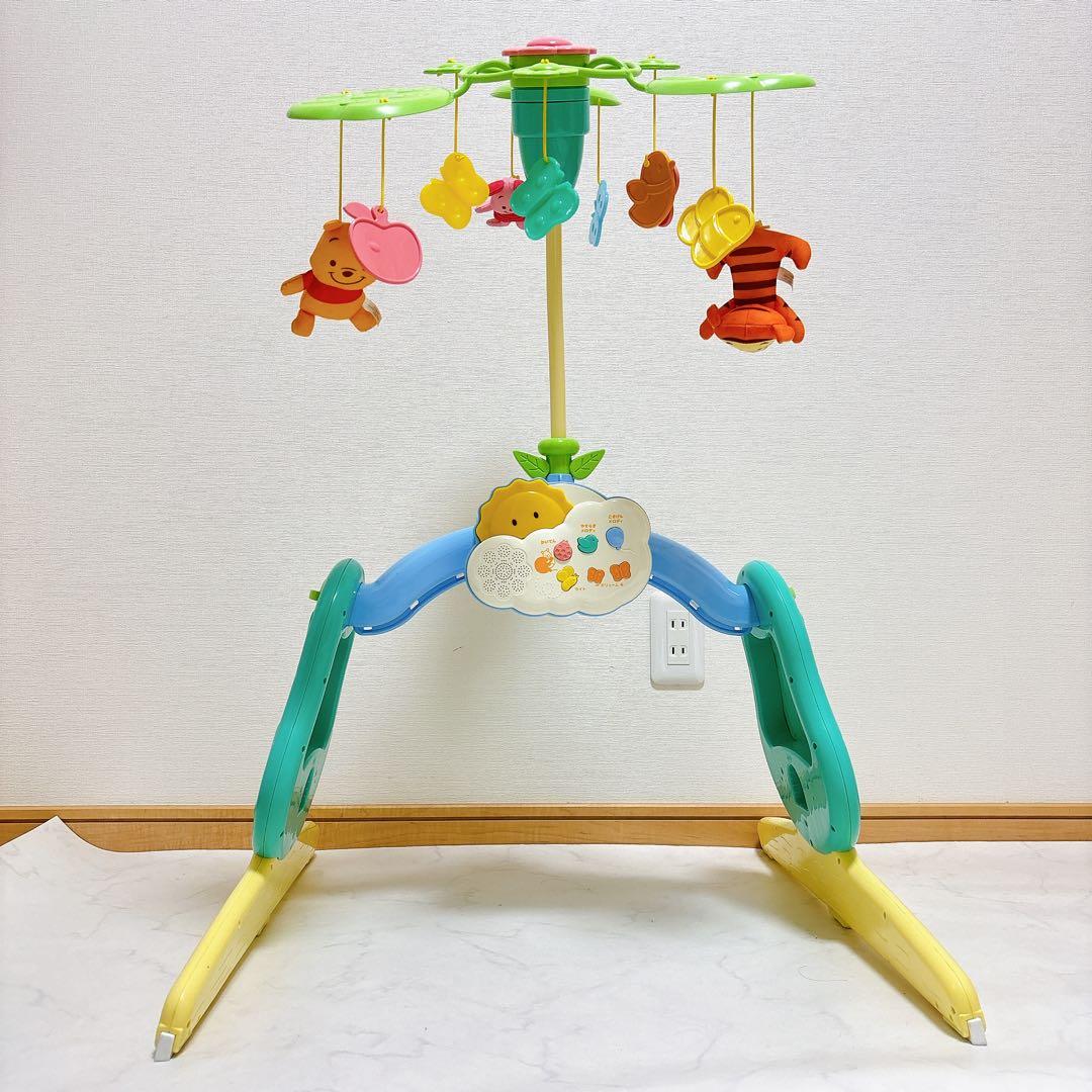 極美品♡くまのプーさん　6WAYジムにへんしんメリー　タカラトミー