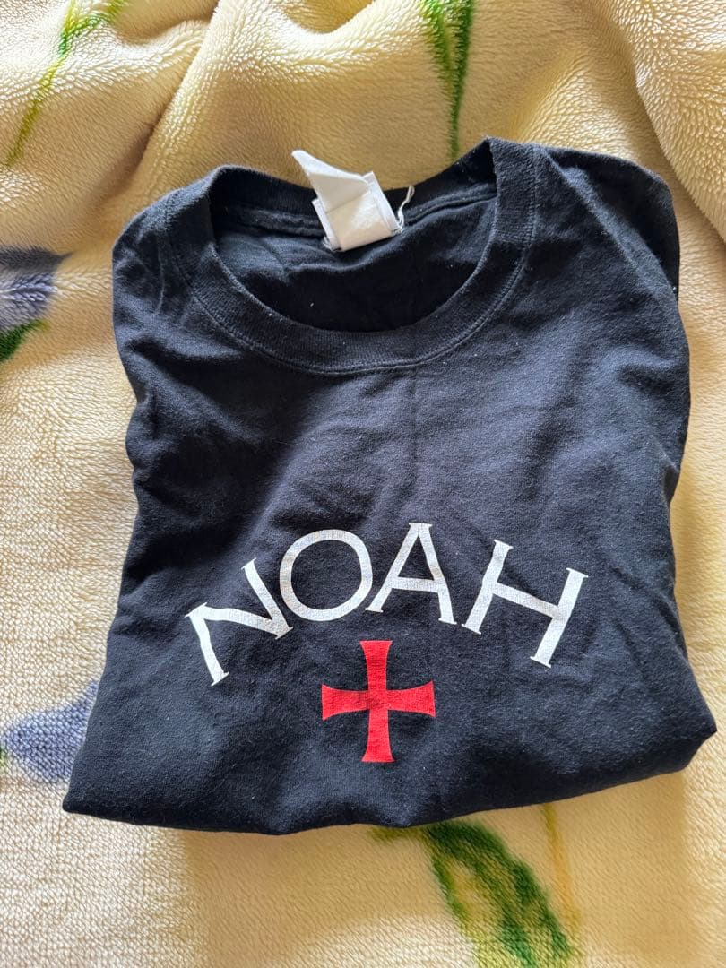 NOAH ブラック Tシャツ 100%コットン