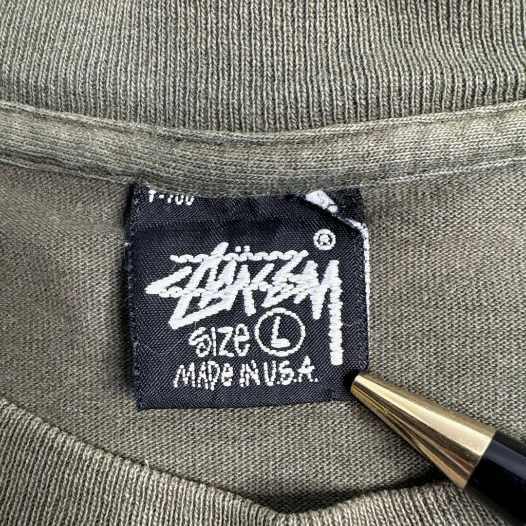 80s 前期 STUSSY 黒タグ USA製 クラウン Tシャツ オールド 王冠