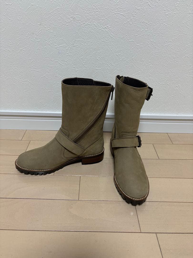 未使用　シューギャラリーオオタSHOEGALLERY OTA 本革ブーツ22.5
