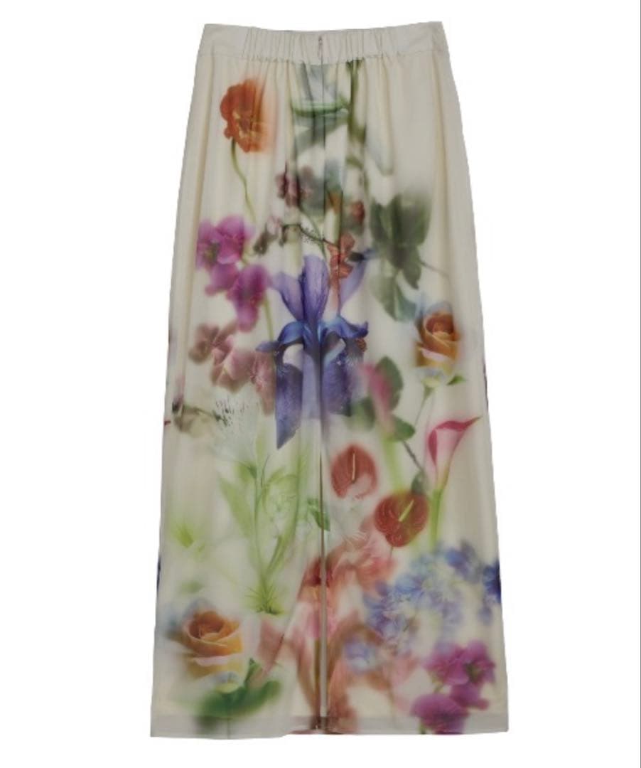 スカート Ameri SMOKE FLOWER SHEER TIGHT SKIRT