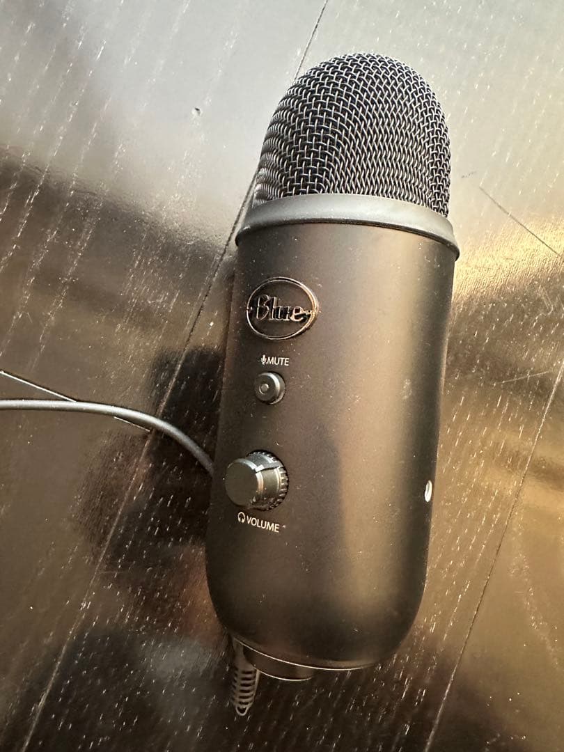 Yeti usb マイクUSB コンデンサーマイク 黒
