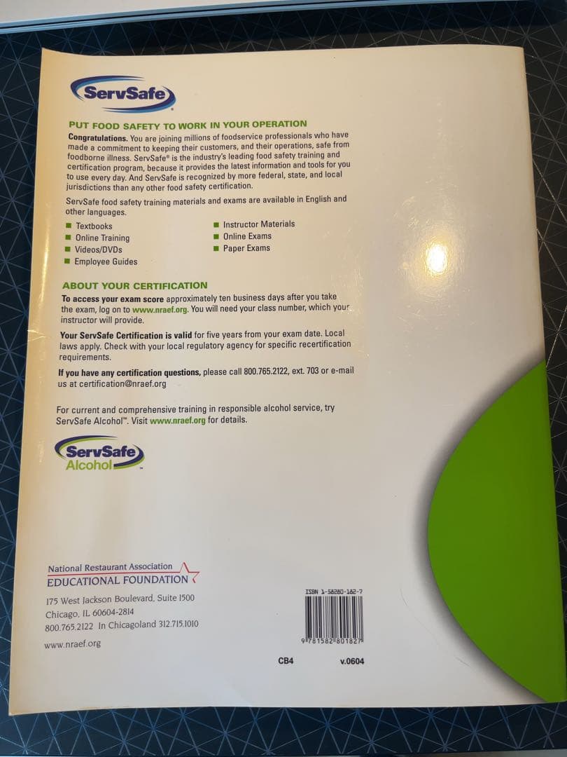 洋書 ServSafe Coursebook Fourth Edition