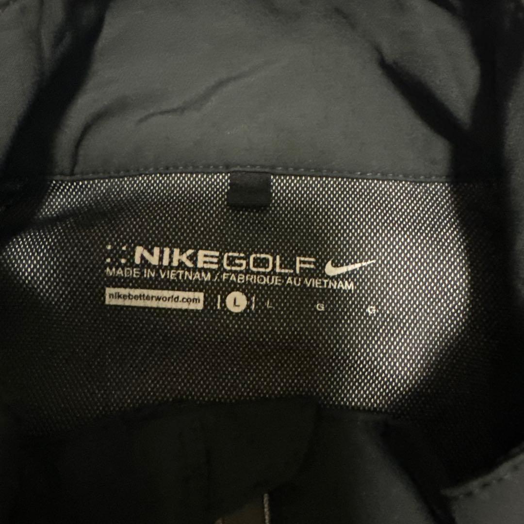 希少NIKEGOLFナイキゴルフハーフジップピステLサイズブラック