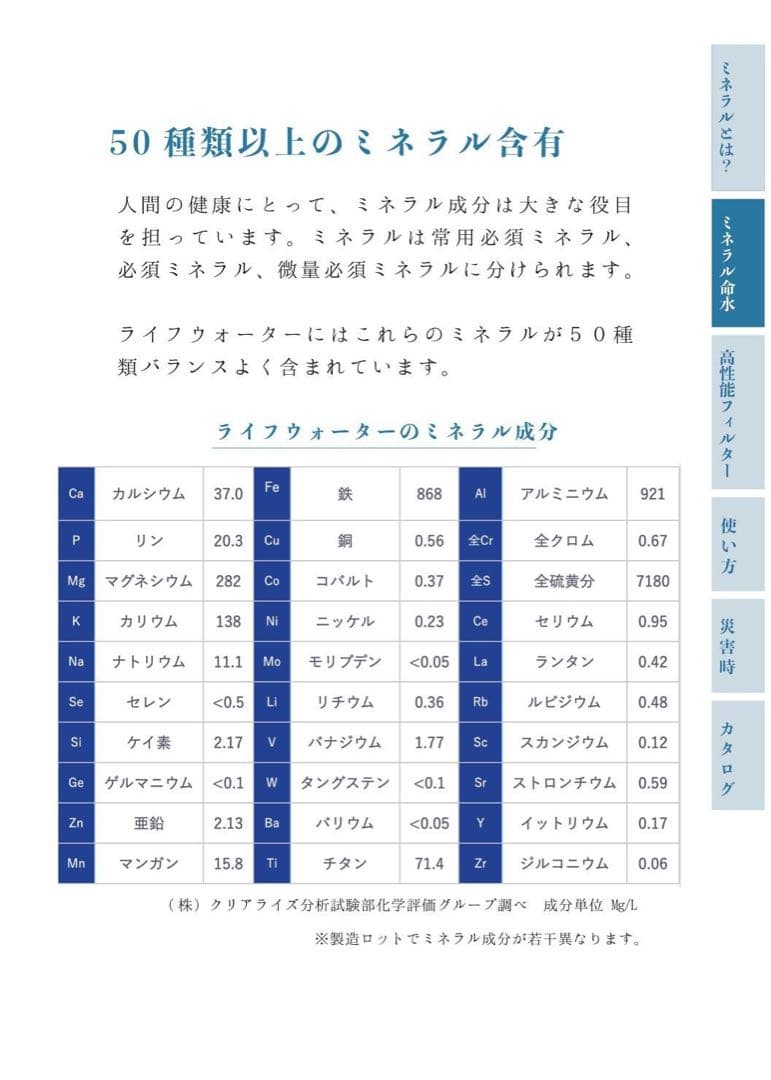 新品ミネラルウォーターサーバー　本体のみ　PFOS・PFOA除去浄水