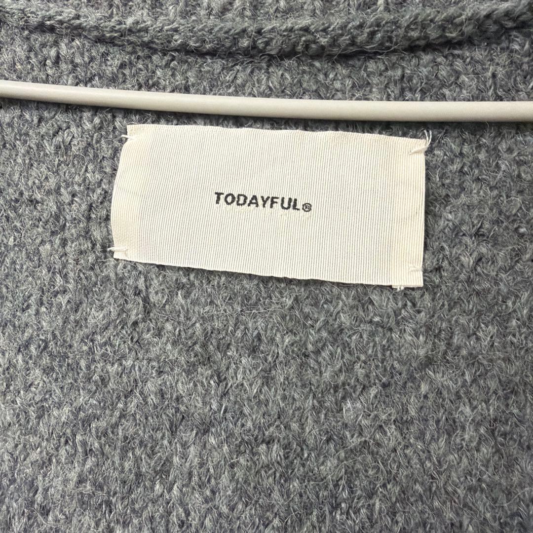 TODAYFUL グレー カーディガン サイズF