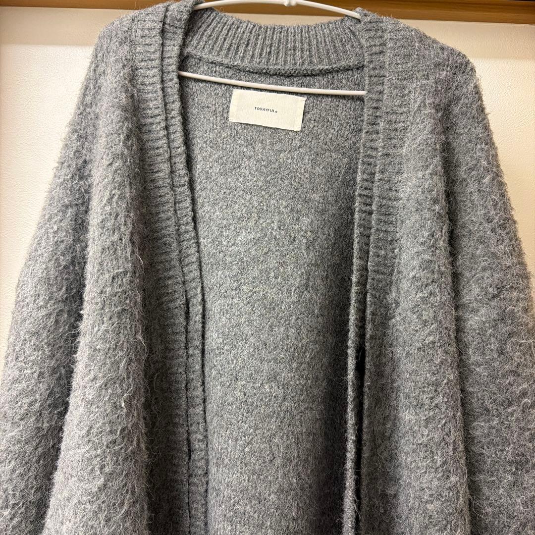 TODAYFUL グレー カーディガン サイズF