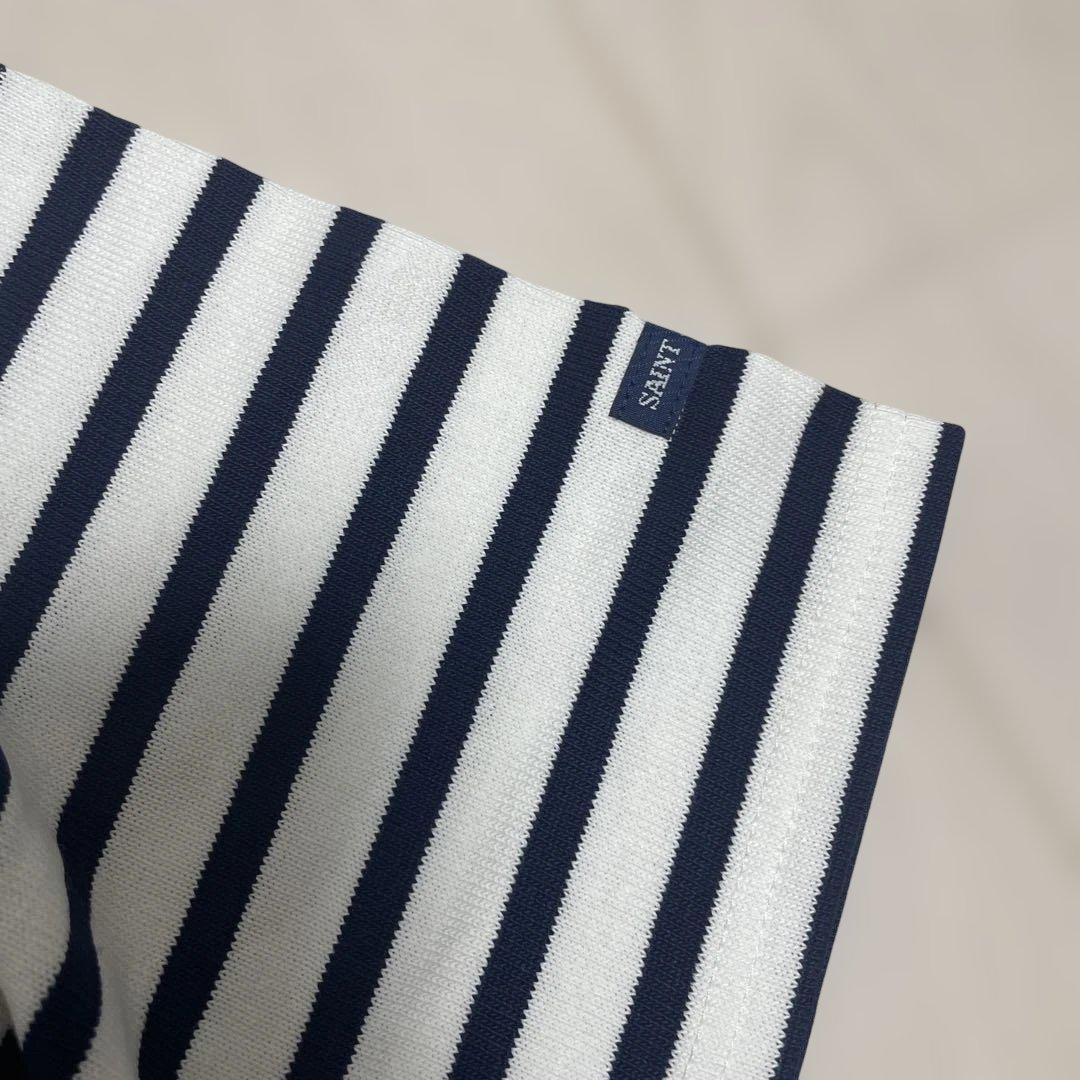 新品　セントジェームス　ウェッソン　ルーズ　Tシャツ　ボーダー　T3 ネイビー