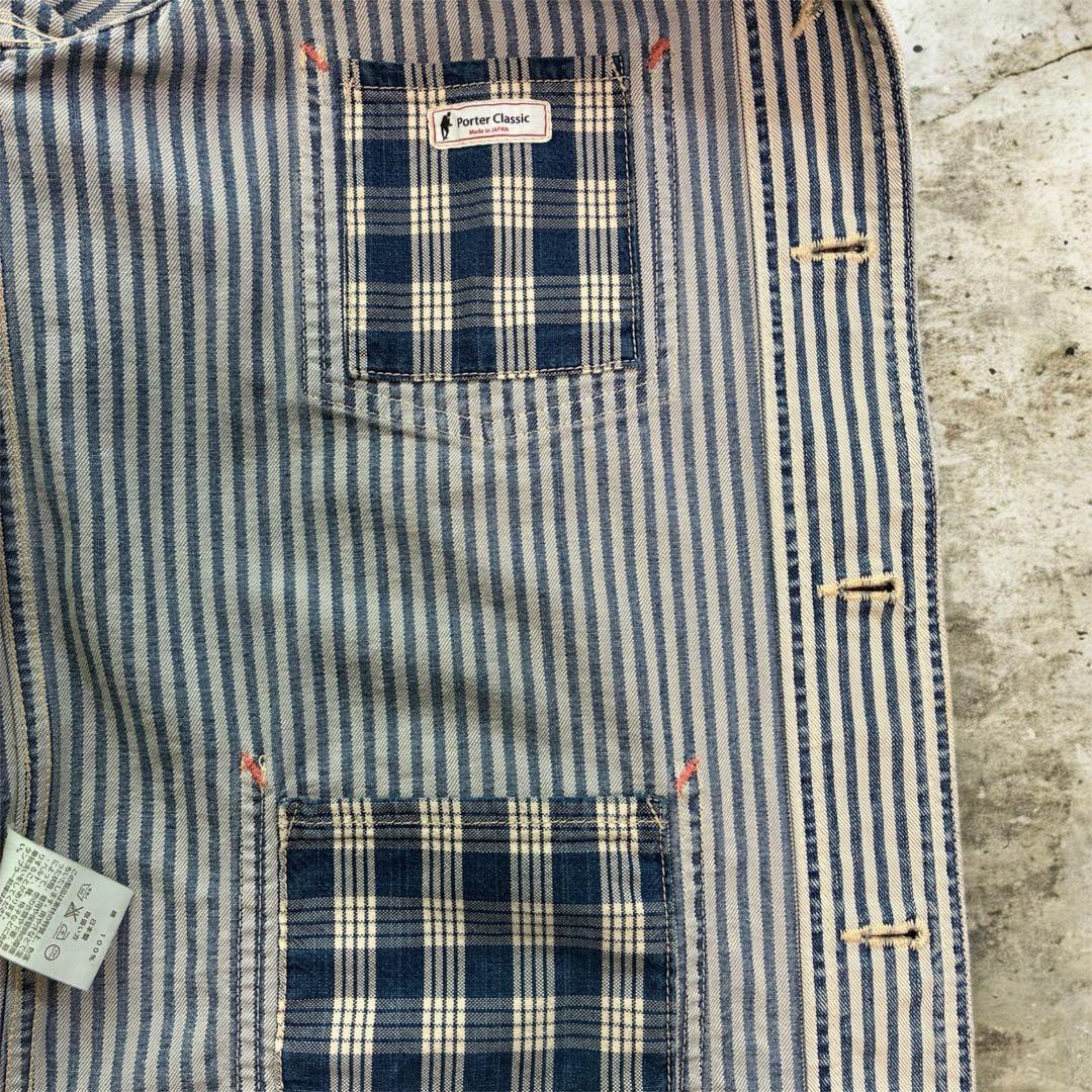 Porter Classic フレンチジャケット　カバーオール　デニムジャケット