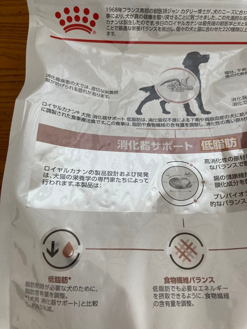 新品　未開封　ロイヤルカナン　消化器サポート　低脂肪　犬用　3kg