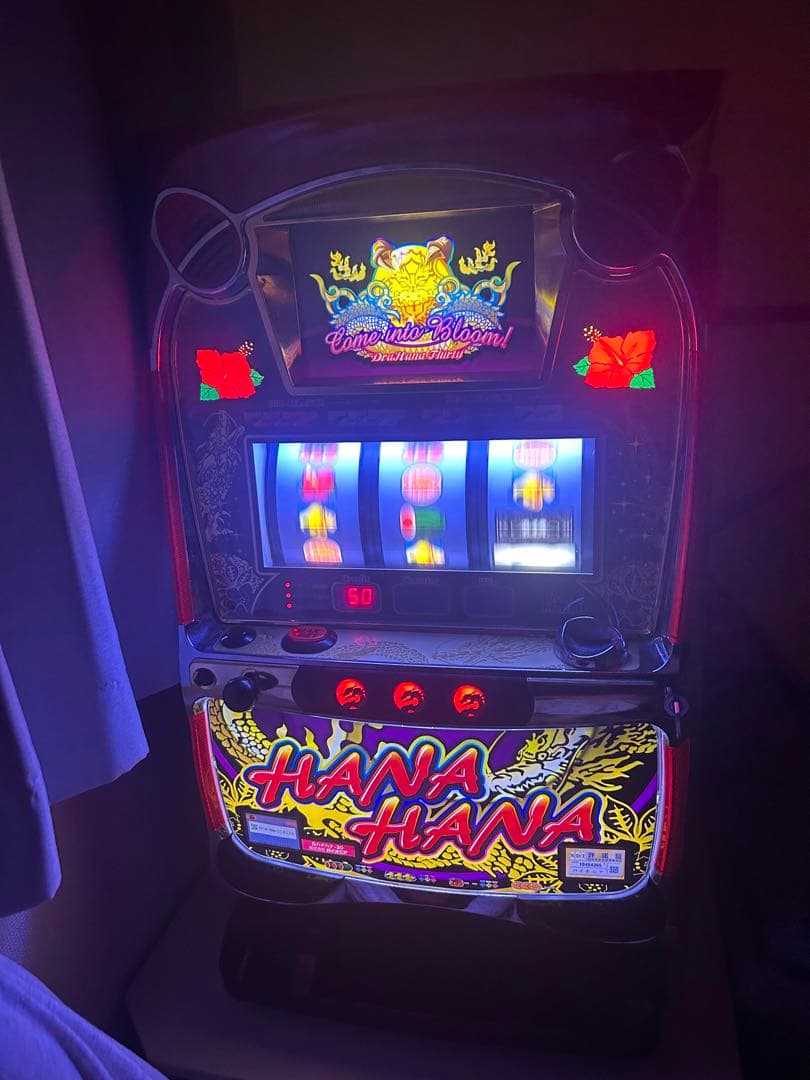 ケイジムトウ 初代ドラゴンハナハナ実機 5号機 パチスロ