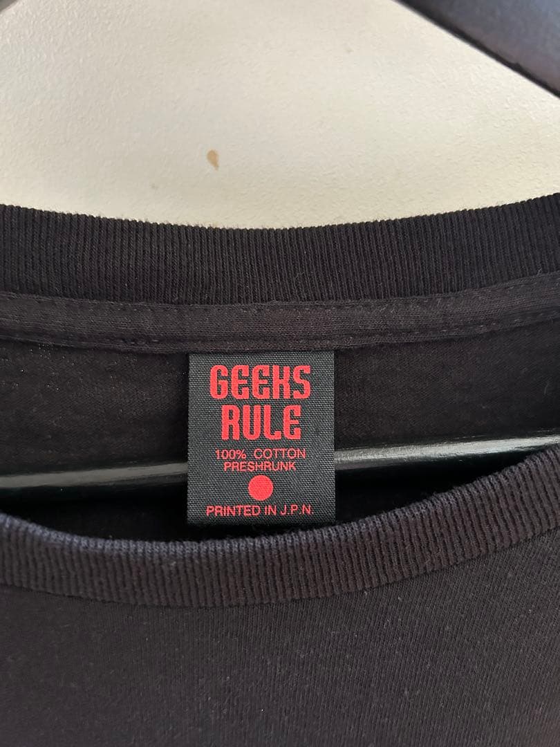 GEEKS RULE SEGA COMPANY LOGO TEE 黒XXL
