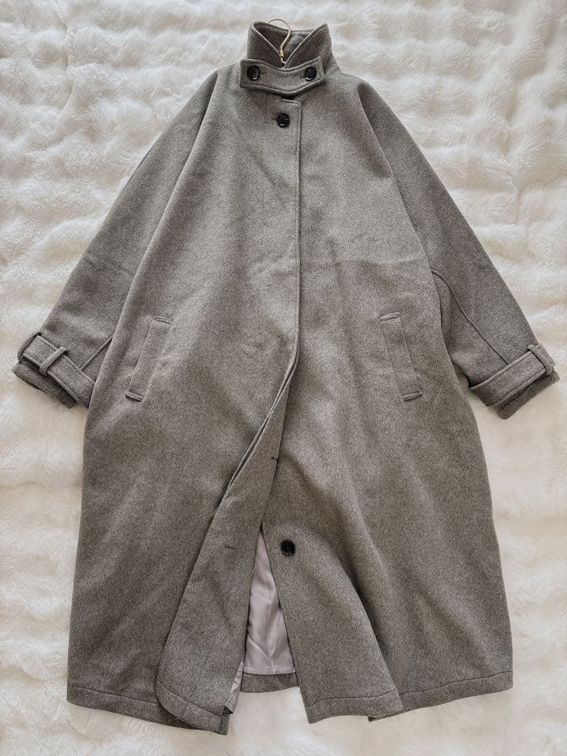 【INTERPLAY x AYA】MOMONGA Long Coat グレー