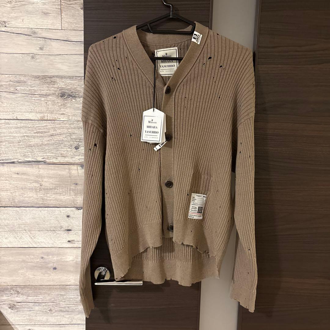 Maison Mihara Yasuhiro SS26 ダメージ カーディガン