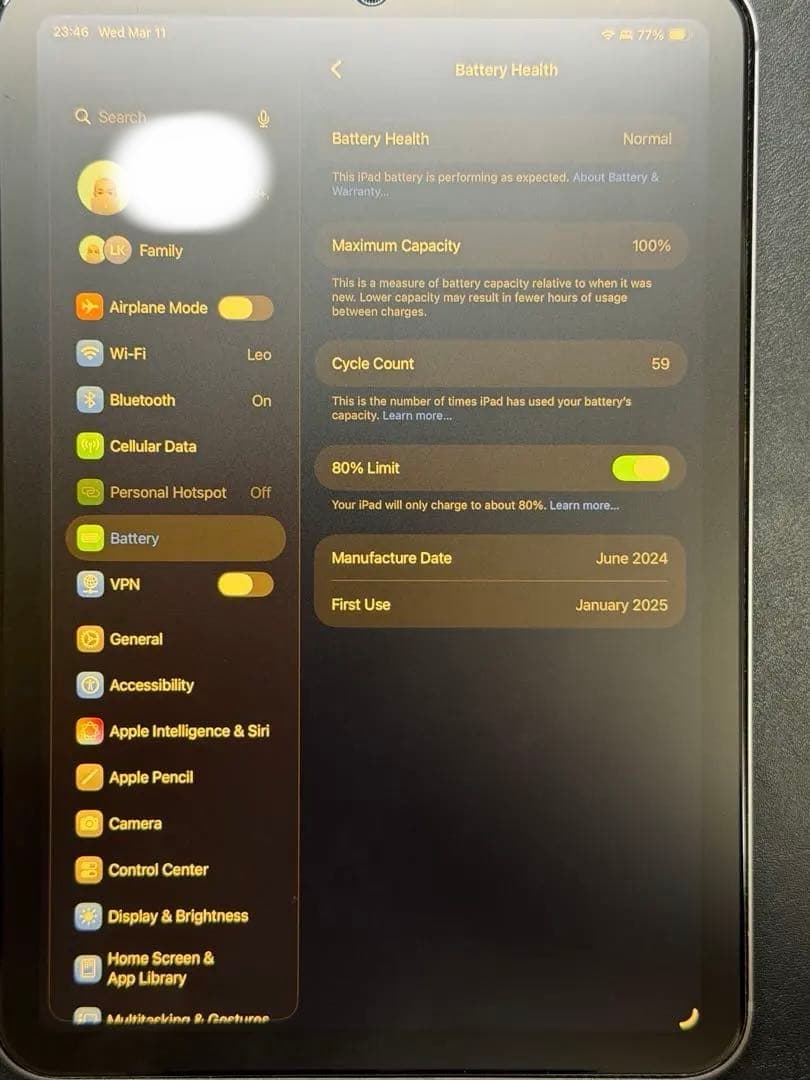 iPad mini 第7世代 Cellular 128GB 美品