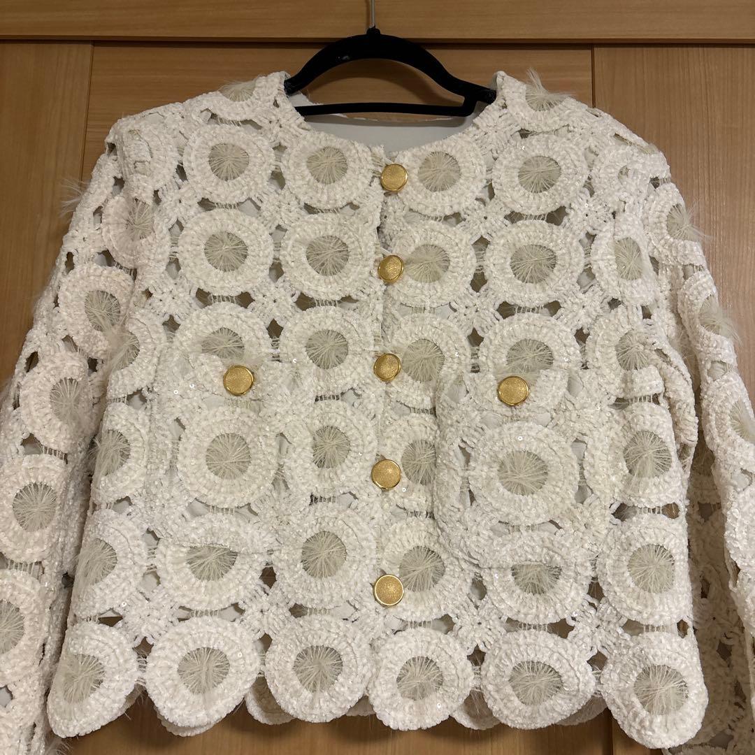 Cygne シーニュ　フラワーサークルジャケット