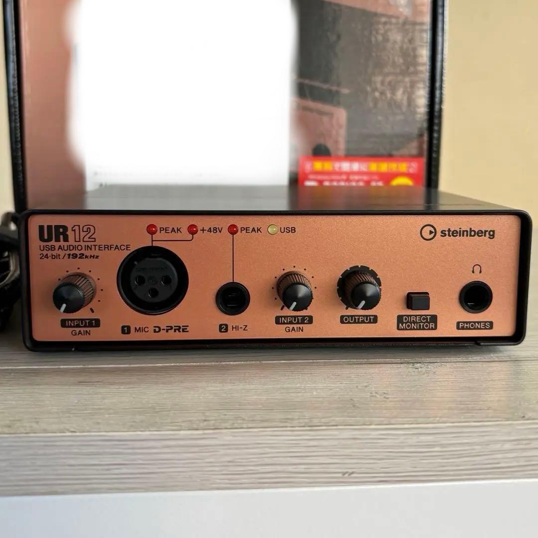 配信機器・PA機器・レコーディング機器 STEINBERG UR12 Black & Copper Model