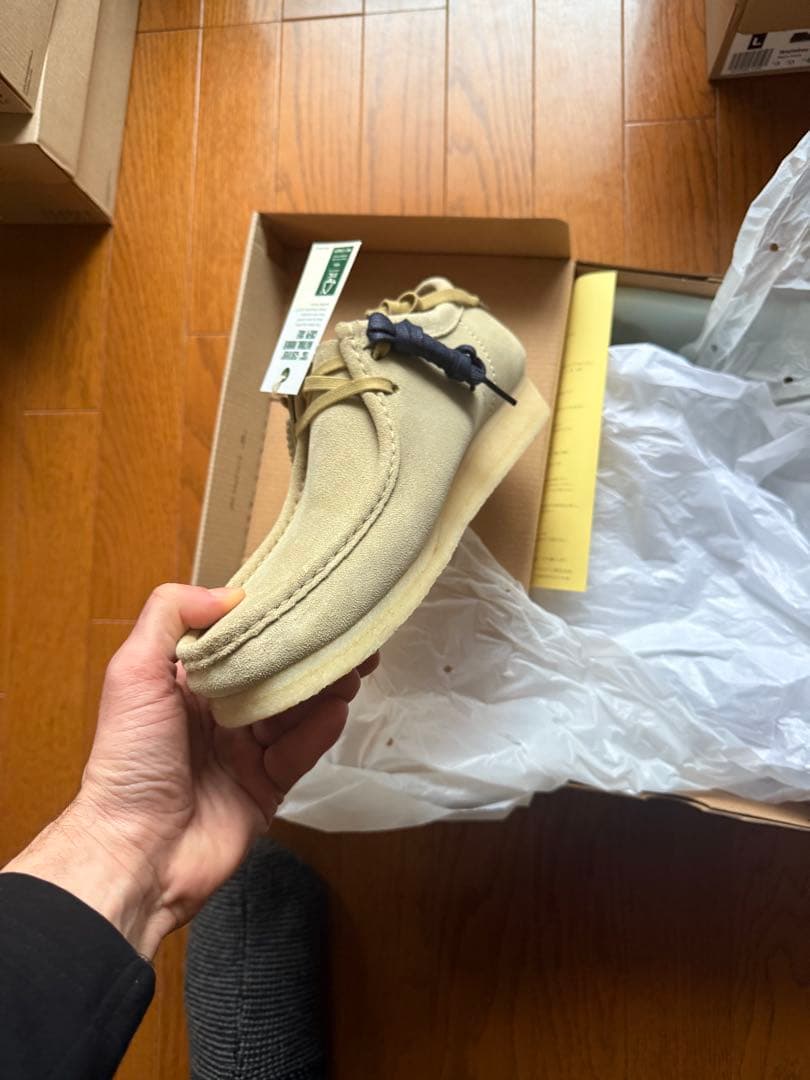 靴 Clarks Originals Wallabe Maple Suede