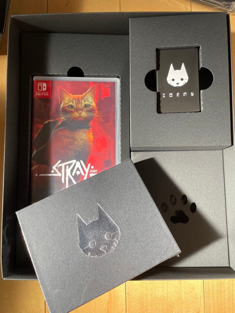 strayコレクターズエディション特装版BOX ゲームソフト、アートブック他5点