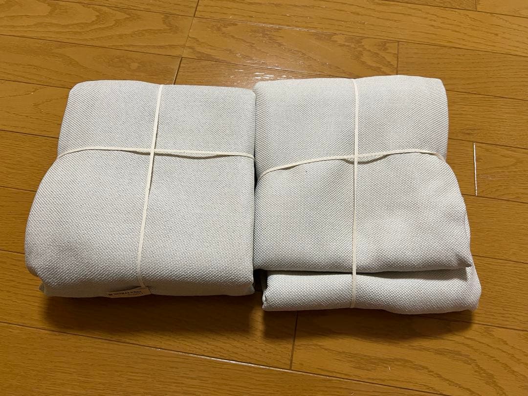 【yccca】無印良品ノンプリーツカーテン 幅100×丈178 cm