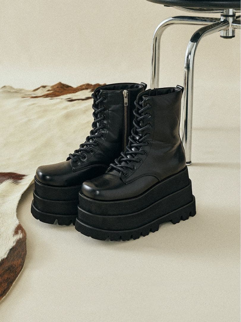 ダーリッチ トリプルソールエンジニアブーツ BLK M