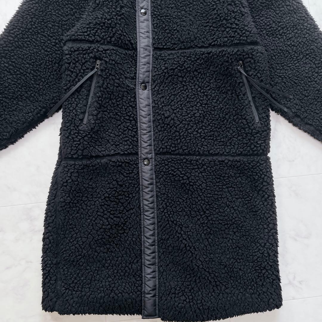 HYKE ハイク FAUX SHEARINGCOAT / ボアロングコート1