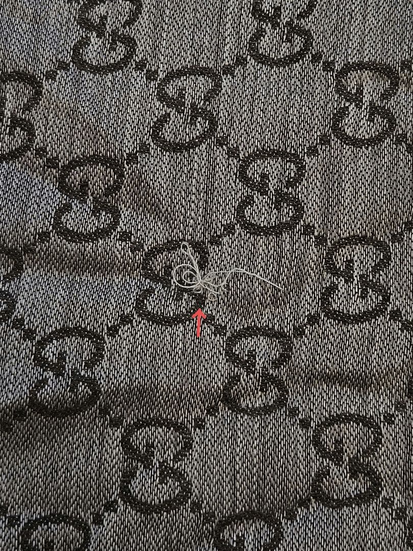 正規品　GUCCI　グッチ　大判　ストール　マフラー　GG　ロゴ