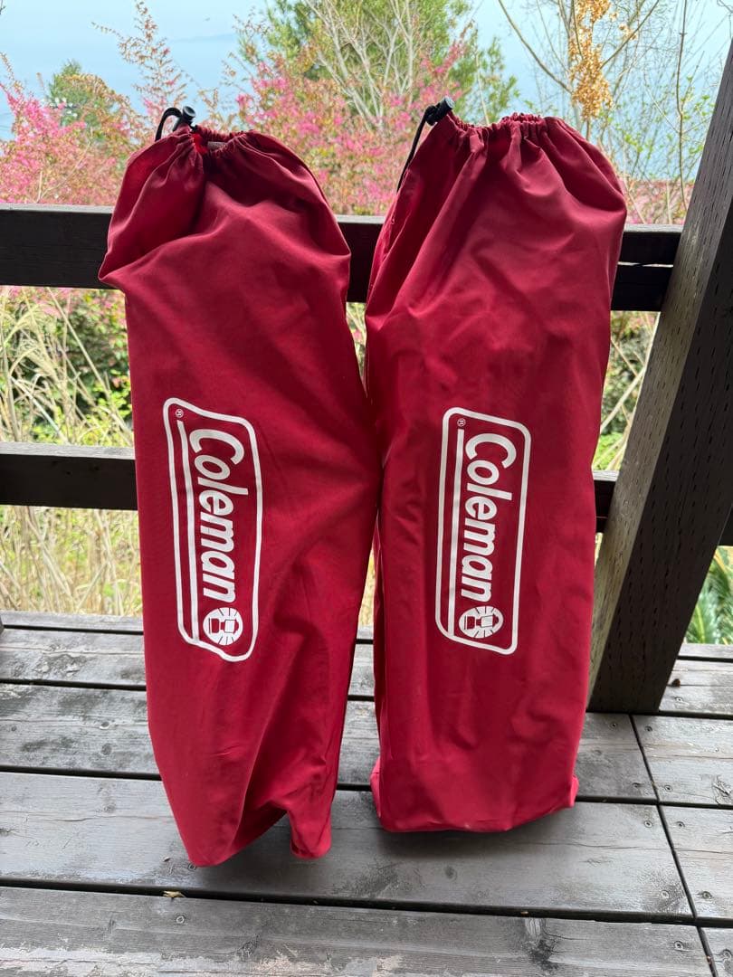 Coleman (コールマン) チェア ツーウェイキャプテンチェア レッド 2脚